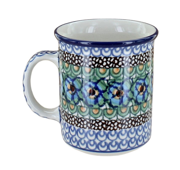 Ceramika Artystyczna Mardi Gras Mug — Polish Pottery