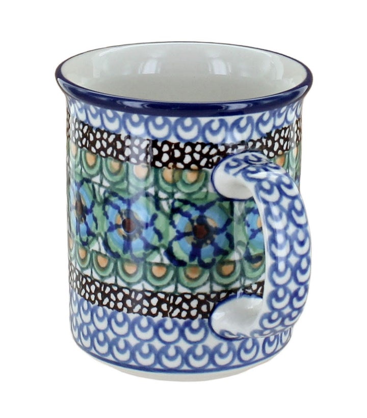 Ceramika Artystyczna Mardi Gras Mug — Polish Pottery