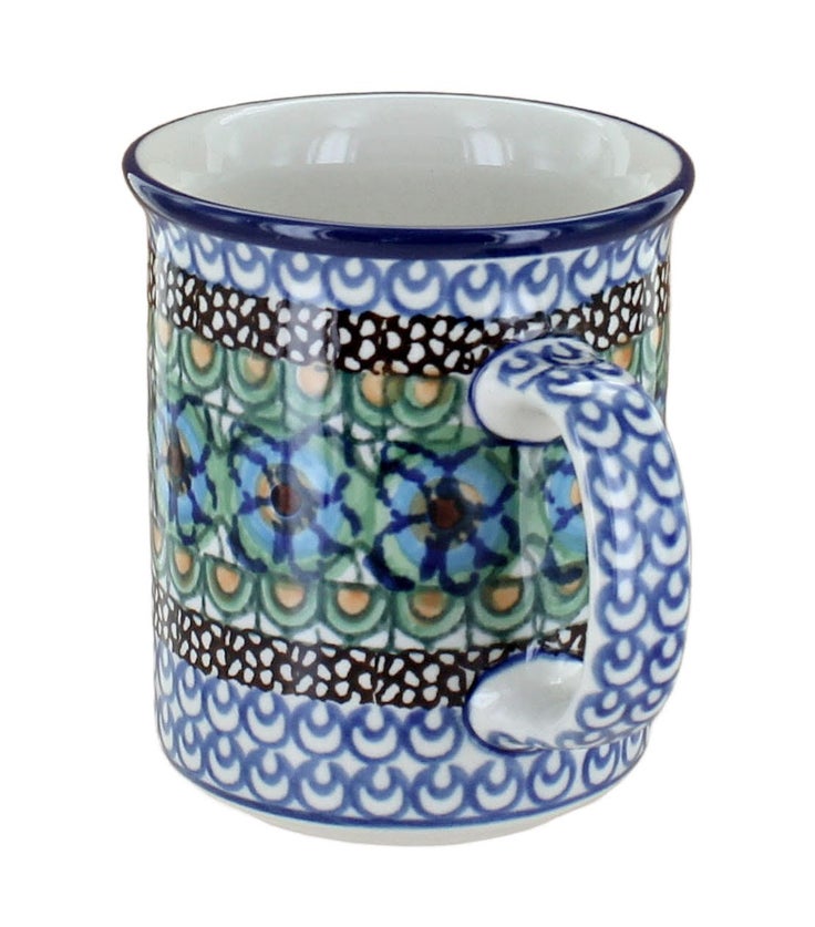 Detail image of Ceramika Artystyczna Mardi Gras Mug — Polish Pottery