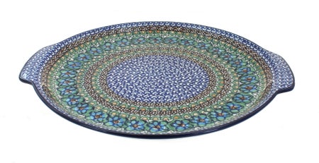 Ceramika Artystyczna Mardi Gras Large Serving Piece — Polish Pottery
