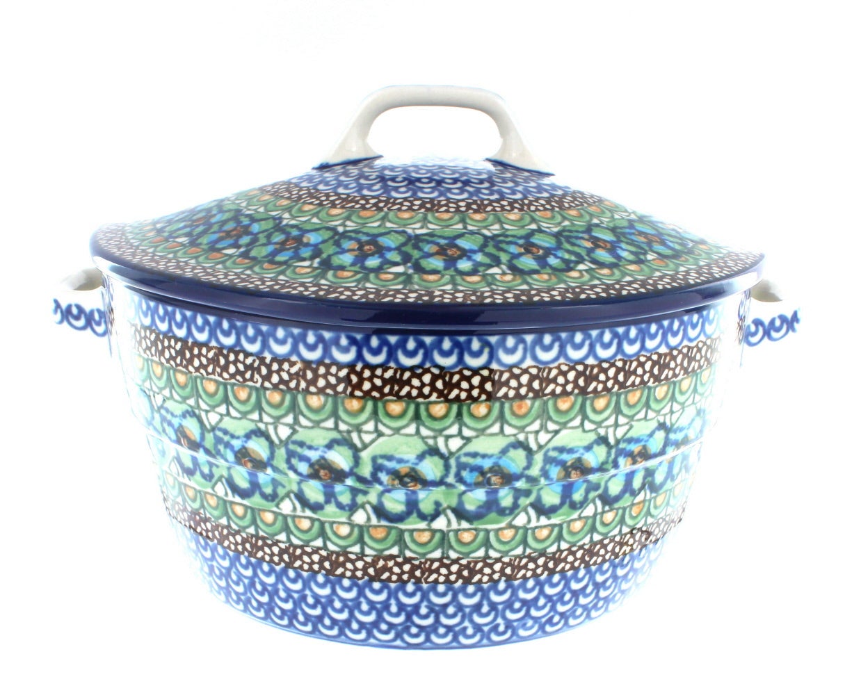 Ceramika Artystyczna Mardi Gras Medium Bakeware — Polish Pottery