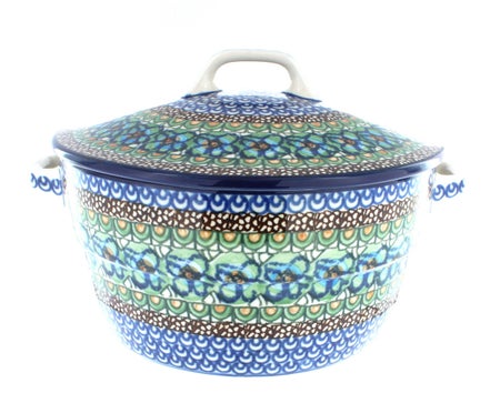 Ceramika Artystyczna Mardi Gras Medium Bakeware — Polish Pottery