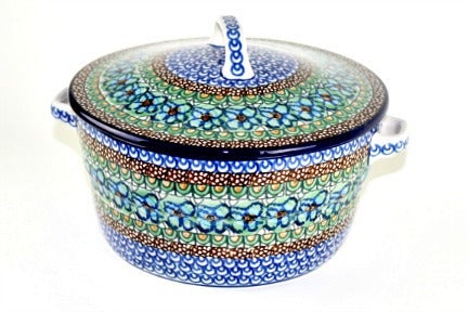 Ceramika Artystyczna Mardi Gras Medium Bakeware — Polish Pottery