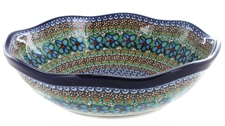 Ceramika Artystyczna Mardi Gras Large Serving Piece — Polish Pottery
