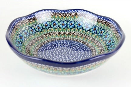 Ceramika Artystyczna Mardi Gras Large Serving Piece — Polish Pottery