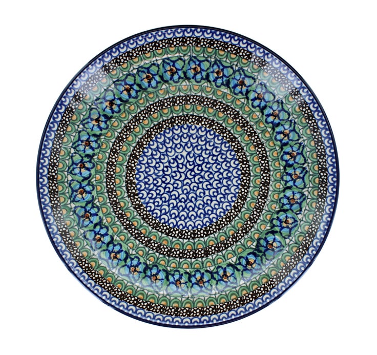 Detail image of Ceramika Artystyczna Mardi Gras Dining Plates & Bowls — Polish Pottery
