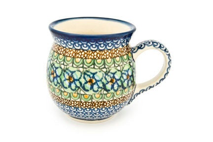 Detail image of Ceramika Artystyczna Mardi Gras Mug — Polish Pottery