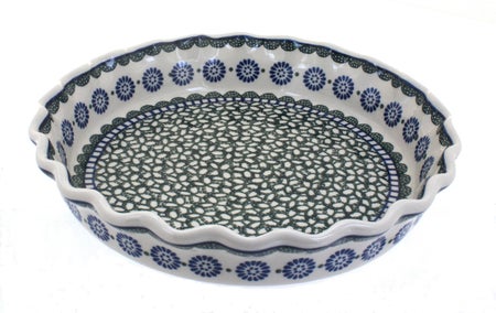 Ceramika Artystyczna Maia Pie Plate — Polish Pottery