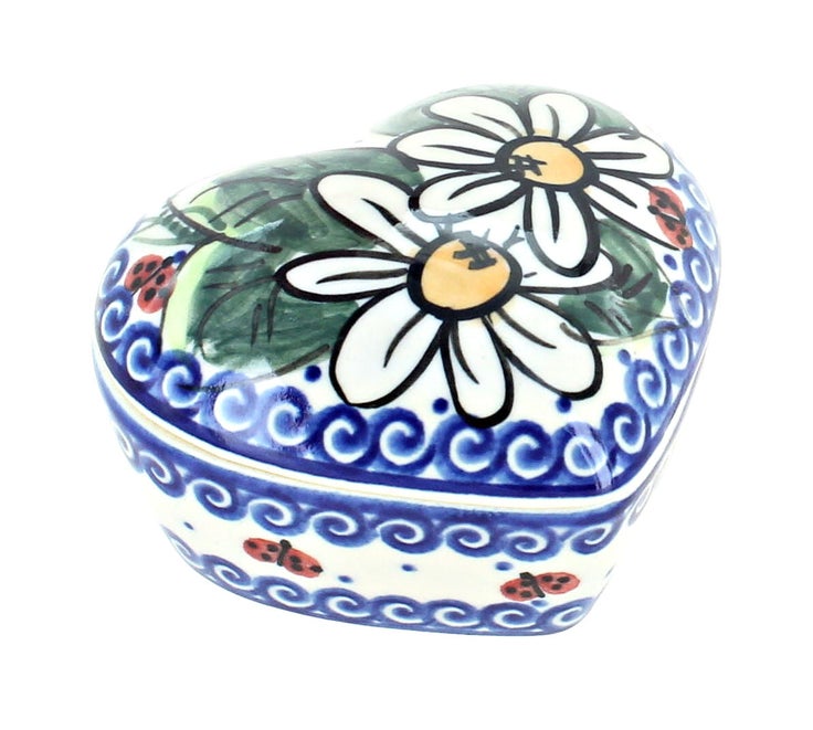 Detail image of Vena Ladybug Décor — Polish Pottery