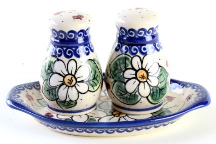 Detail image of Vena Ladybug Salt & Pepper Shaker — Polish Pottery