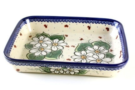 Vena Ladybug Small Bakeware — Polish Pottery