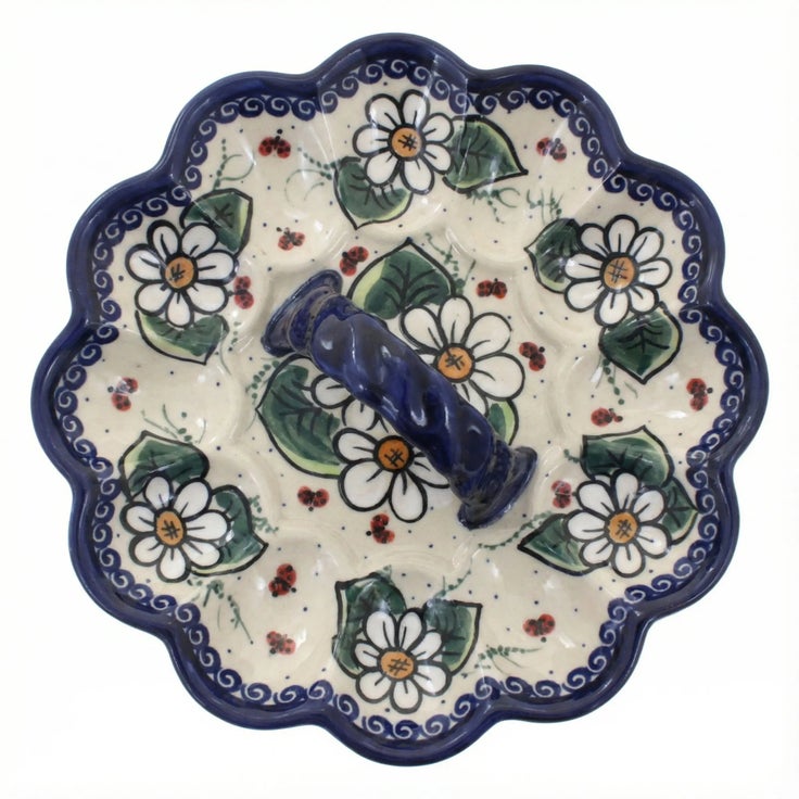 Detail image of Vena Ladybug Dining Accessories — Polish Pottery