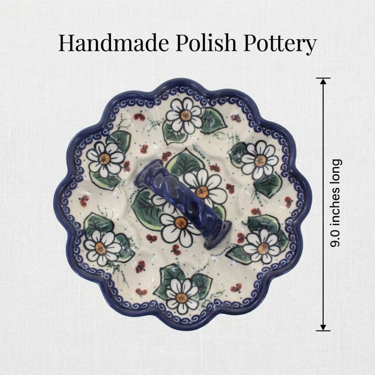 Detail image of Vena Ladybug Dining Accessories — Polish Pottery