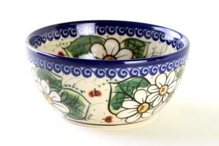 Detail image of Vena Ladybug Dining Plates & Bowls — Polish Pottery