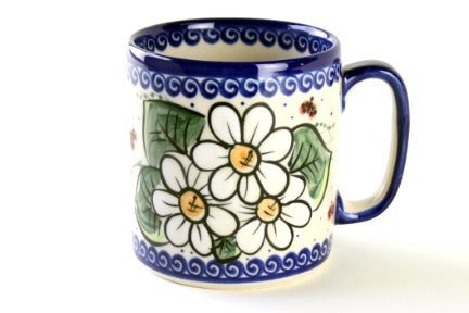 Vena Ladybug Mug — Polish Pottery