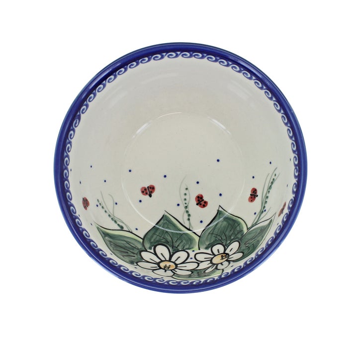 Vena Ladybug Dining Plates & Bowls — Polish Pottery