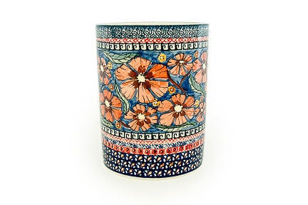 Detail image of Zaklady Jungle Flower Counter Storage — Polish Pottery