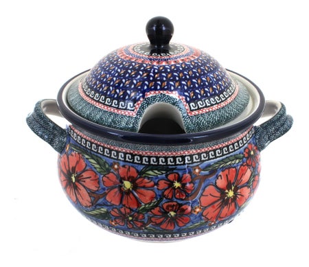 Zaklady Jungle Flower Large Serving Piece — Polish Pottery