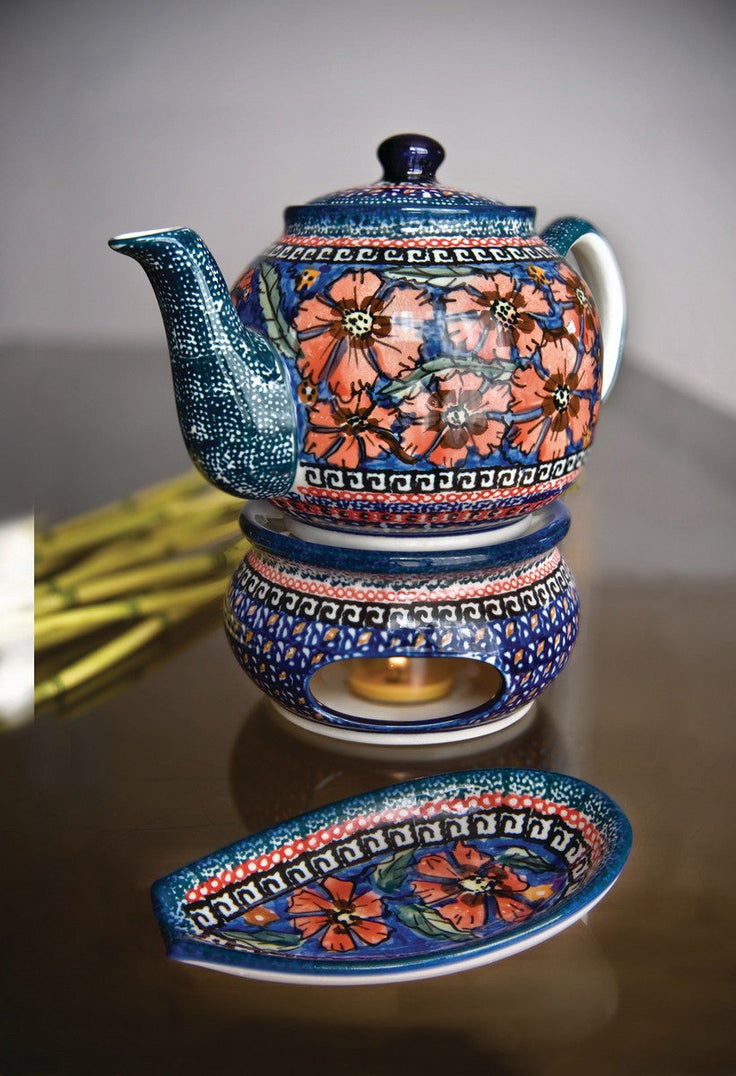 Detail image of Zaklady Jungle Flower Countertop Accessories — Polish Pottery