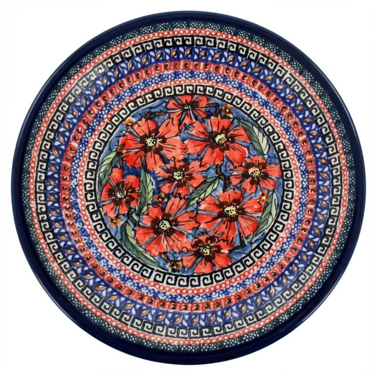 Detail image of Zaklady Jungle Flower Dining Plates & Bowls — Polish Pottery
