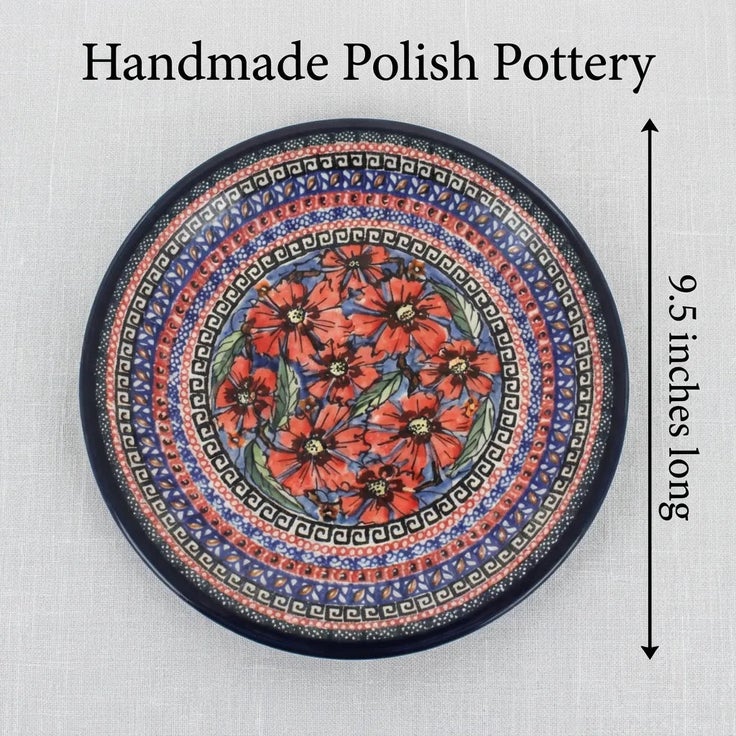 Detail image of Zaklady Jungle Flower Dining Plates & Bowls — Polish Pottery