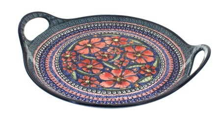 Zaklady Jungle Flower Large Serving Piece — Polish Pottery