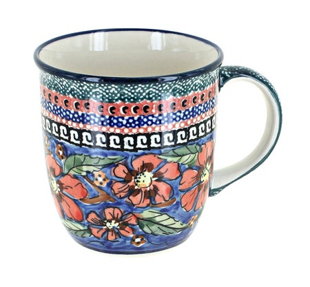 Zaklady Jungle Flower Mug — Polish Pottery