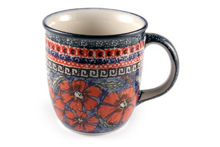 Detail image of Zaklady Jungle Flower Mug — Polish Pottery