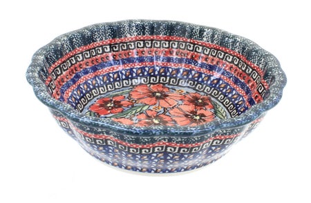Zaklady Jungle Flower Medium Serving Piece — Polish Pottery