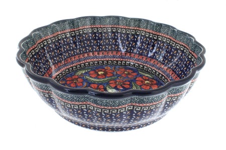 Zaklady Jungle Flower Large Serving Piece — Polish Pottery