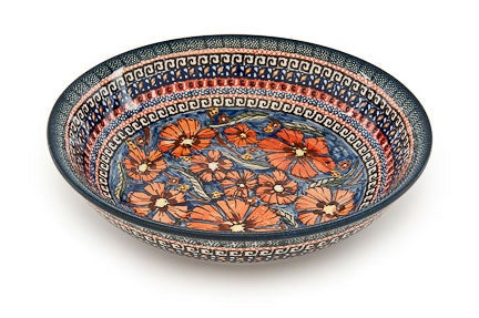 Detail image of Zaklady Jungle Flower Dining Plates & Bowls — Polish Pottery