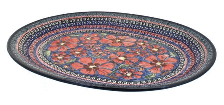 Zaklady Jungle Flower Large Serving Piece — Polish Pottery