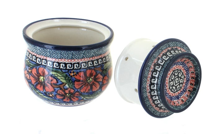 Zaklady Jungle Flower Butter Dish — Polish Pottery