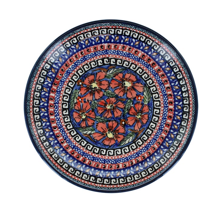 Detail image of Zaklady Jungle Flower Dining Plates & Bowls — Polish Pottery