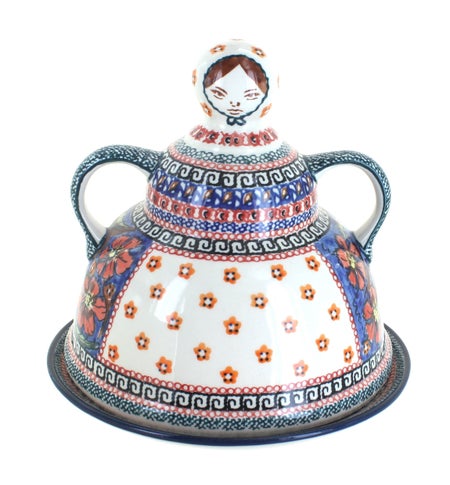 Zaklady Jungle Flower Countertop Accessories — Polish Pottery