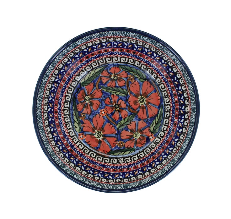 Detail image of Zaklady Jungle Flower Dining Plates & Bowls — Polish Pottery