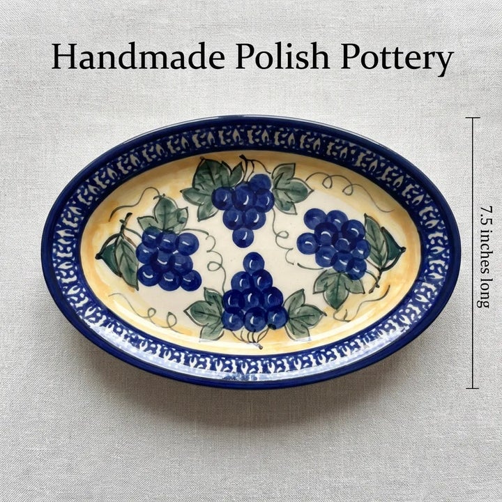 Zaklady Grapes Salt & Pepper Shaker — Polish Pottery