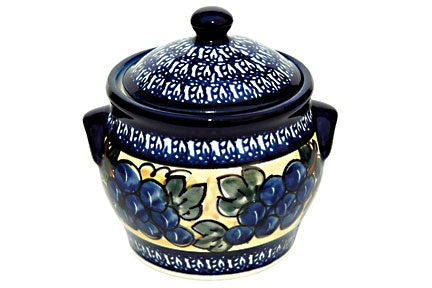 Detail image of Zaklady Grapes Counter Storage — Polish Pottery