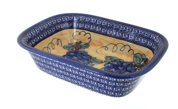 Zaklady Grapes Loaf Baker — Polish Pottery