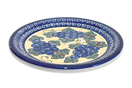 Detail image of Zaklady Grapes Dining Plates & Bowls — Polish Pottery