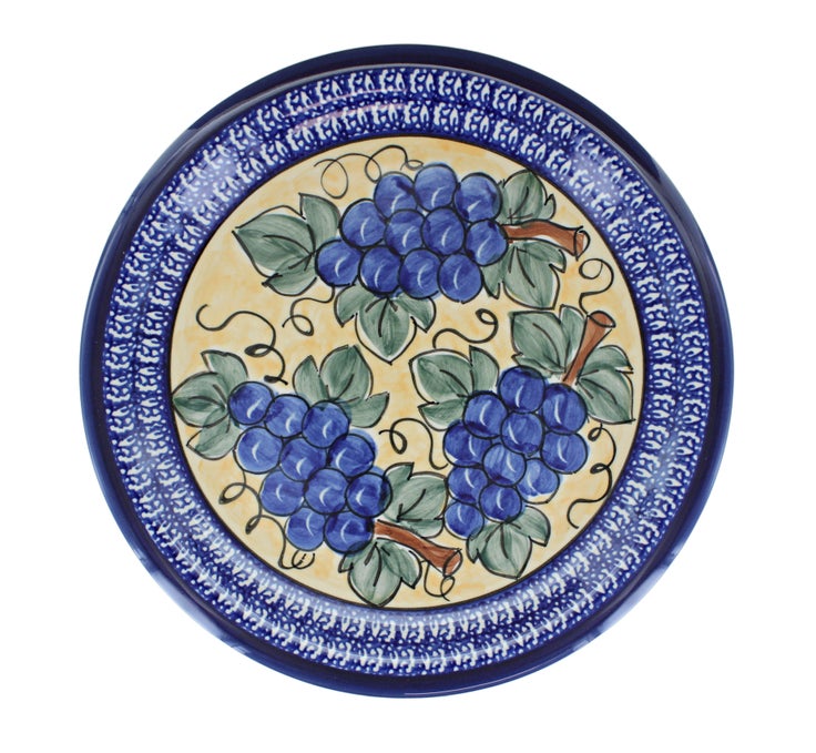 Detail image of Zaklady Grapes Dining Plates & Bowls — Polish Pottery