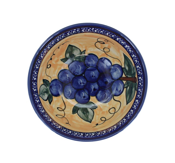 Detail image of Zaklady Grapes Dining Plates & Bowls — Polish Pottery