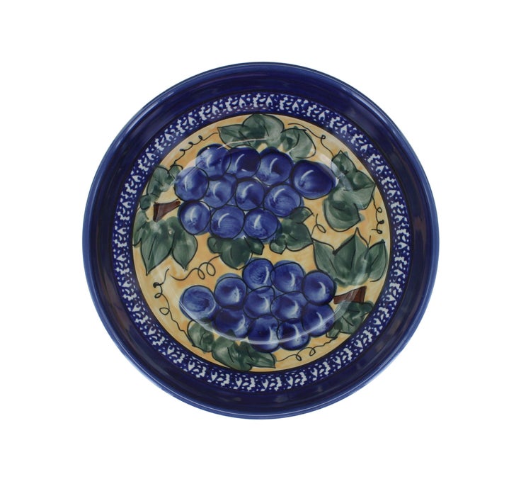 Detail image of Zaklady Grapes Dining Plates & Bowls — Polish Pottery