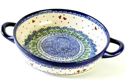 Detail image of Vena Garden Tulip Small Bakeware — Polish Pottery