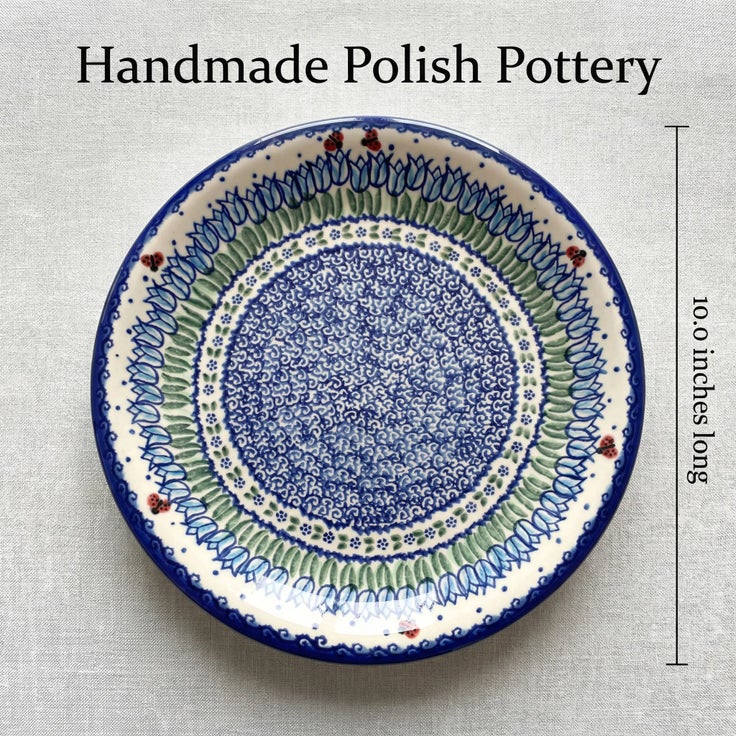 Detail image of Vena Garden Tulip Dining Plates & Bowls — Polish Pottery