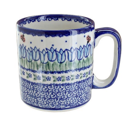 Vena Garden Tulip Mug — Polish Pottery