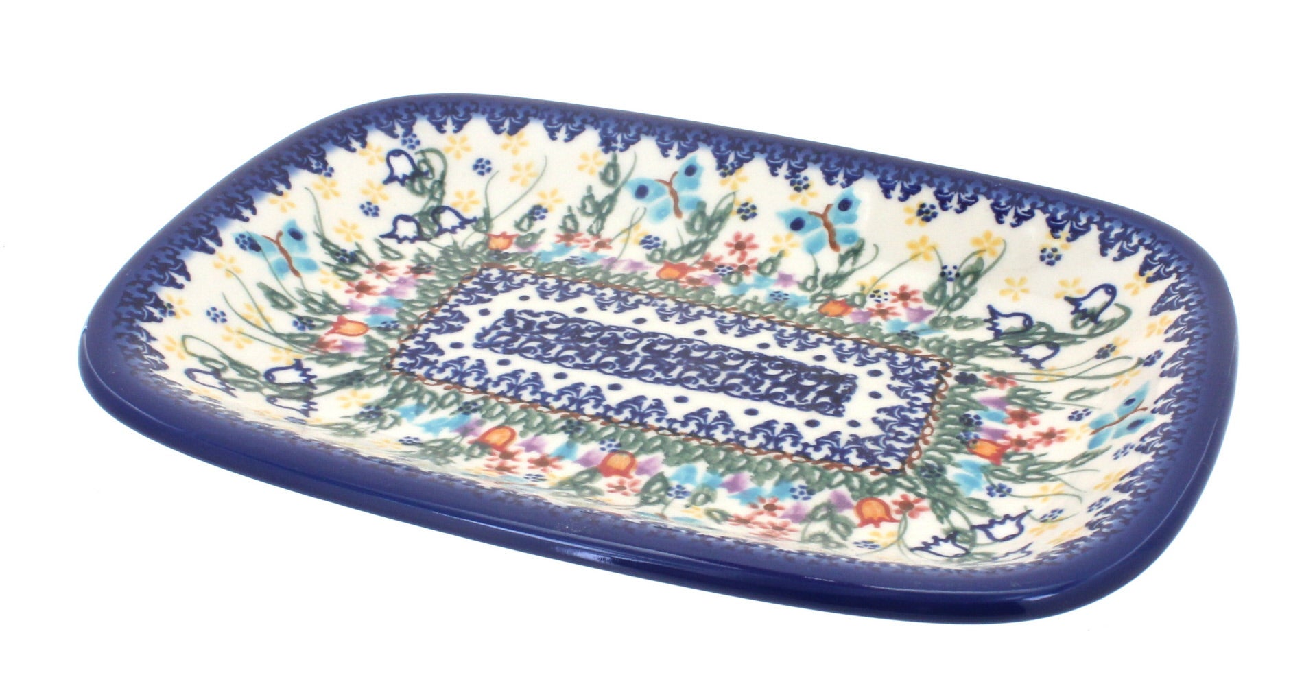 Vena Garden of Eden Small Serving Piece — Polish Pottery