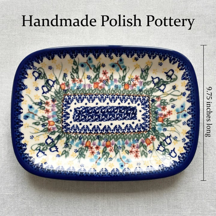 Vena Garden of Eden Small Serving Piece — Polish Pottery