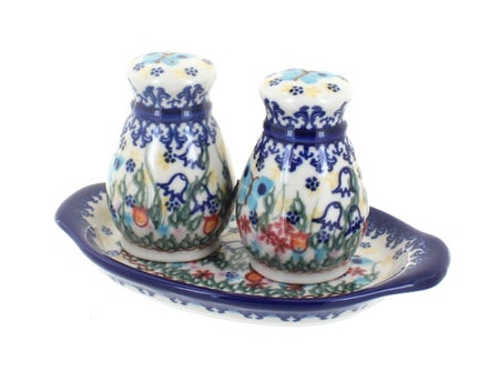 Vena Garden of Eden Salt & Pepper Shaker — Polish Pottery
