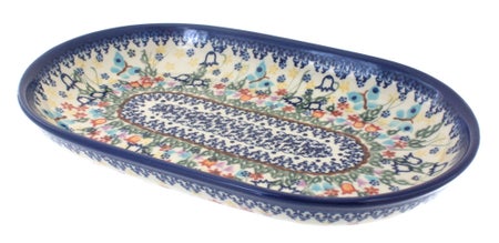 Vena Garden of Eden Medium Serving Piece — Polish Pottery
